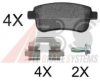 A.B.S. 37732 OE Brake Pad Set, disc brake